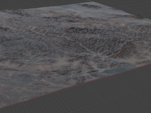 Realistic Terrain 29 Model 3D