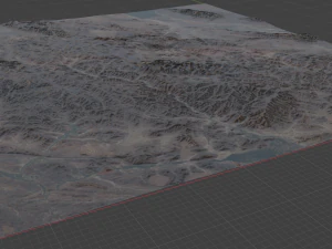 Realistic Terrain 29 3D Model
