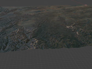 Realistic Terrain 30 3D Model