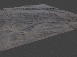 Realistic Terrain 30 3D Model