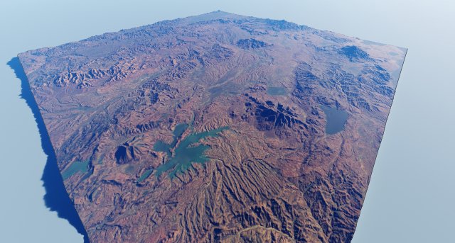 Realistic Terrain 31 3D मॉडल .c4d .max .obj .3ds .fbx .stl .blend 