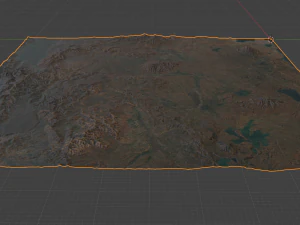 Realistic Terrain 31 3D Model