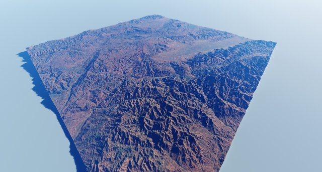 Realistic Terrain 32 3D 模型 .c4d .max .obj .3ds .fbx .stl .blend 