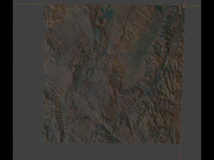 Realistic Terrain 32 3D Model