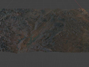 Realistic Terrain 36 3D Model