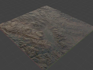 Realistic Terrain 37 3D Model