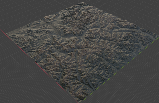 Realistic Terrain 38 3D 模型 .c4d .max .obj .3ds .fbx .stl .blend 