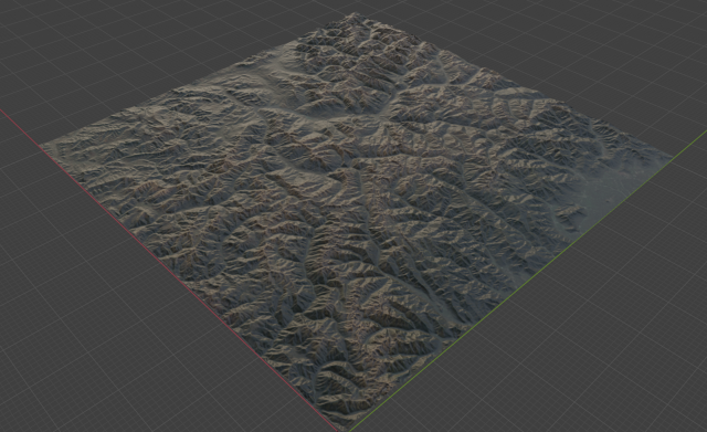 Realistic Terrain 39 Modèle 3D .c4d .max .obj .3ds .fbx .stl .blend 