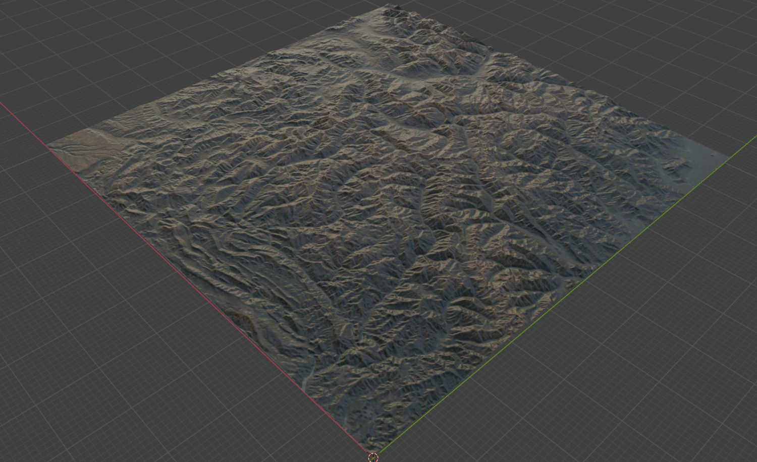 Realistic Terrain 41 3D Model .c4d .max .obj .3ds .fbx .stl .blend 