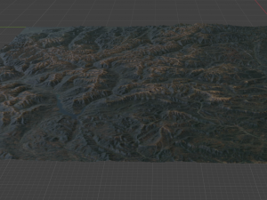 Realistic Terrain 41 3D Model