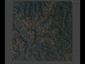 Realistic Terrain 41 3D Model