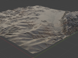 Realistic Terrain 43 3D 모델