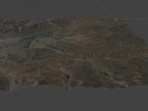 Realistic Terrain 43 3D Model