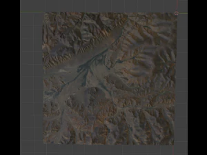 Realistic Terrain 43 3D Model