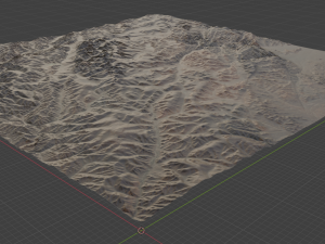 Realistic Terrain 45 Modello 3D