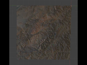 Realistic Terrain 45 3D Model