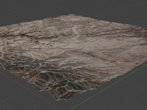 Realistic Terrain 46 3D Model