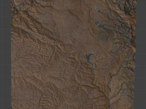 Realistic Terrain 46 3D Model