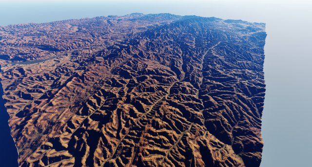 Realistic Terrain 47 3D 模型 .c4d .max .obj .3ds .fbx .stl .blend 