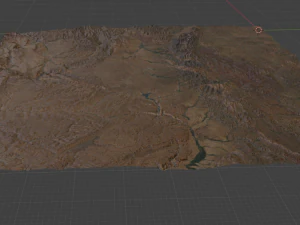 リアルな地形 47 3Dモデル