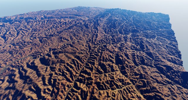 Realistic Terrain 48 3D Модель .c4d .max .obj .3ds .fbx .stl .blend 