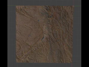 Terreno realistico 48 Modello 3D