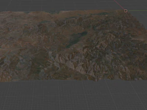 Realistic Terrain 49 3D Model
