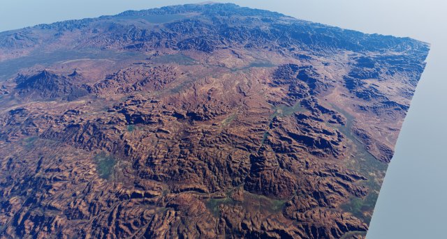 Realistic Terrain 51 3Dモデル .c4d .max .obj .3ds .fbx .stl .blend 