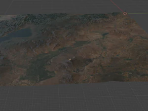 Realistic Terrain 51 3D Model