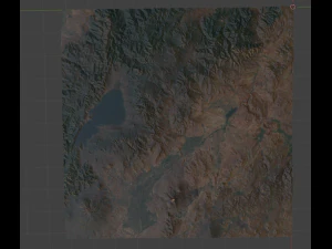 Realistic Terrain 51 3D Model