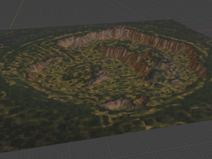 Island Terrain Modèle 3D