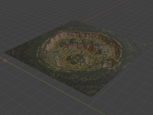 Island Terrain Modèle 3D