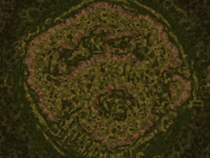 Island Terrain 3D Model