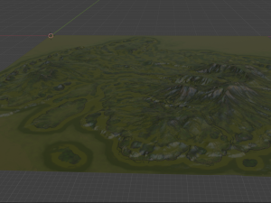 Island Terrain 3 Modello 3D