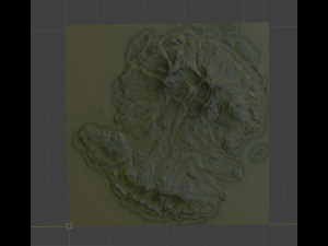 Island Terrain 3 Modello 3D