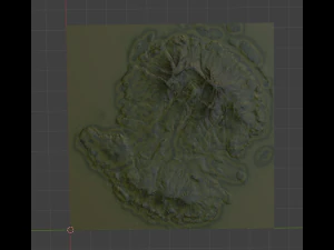 Island Terrain 3 3D Model