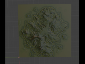 Island Terrain 5 3D मॉडल