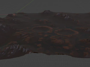 Mars Terrain 2 3D Model
