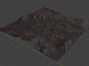 Mars Terrain 2 3D Model