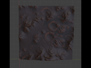 Mars Terrain 2 3D Model