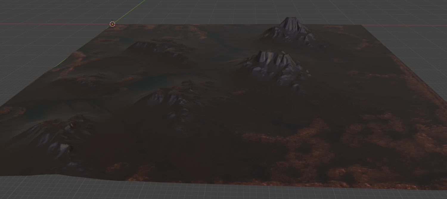 Marsgel&auml;nde 3 3D Modell .c4d .max .obj .3ds .fbx .stl .blend 