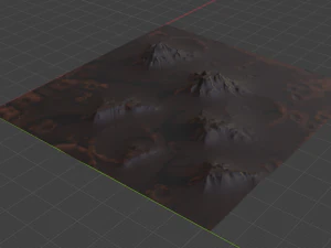 Marsgel&auml;nde 3 3D Modell
