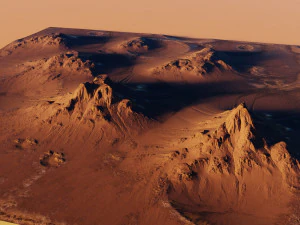 Marsgel&auml;nde 3 3D Modell