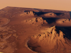 Mars Terrain 4 Modèle 3D