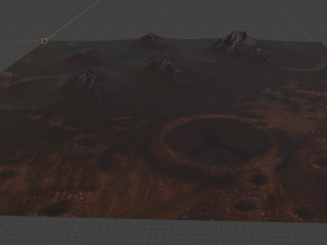 Mars Terrain 4 3Dモデル