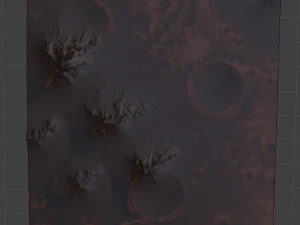 Mars Terrain 4 3D Model