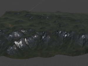 Terraced Terrain 3D 모델