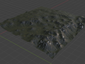 Terraced Terrain 3D 모델