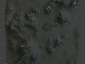 Terraced Terrain 2 Model 3D