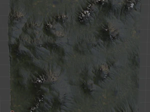 Terraced Terrain 2 3D Model